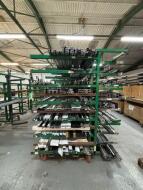 11 Tier Double Sided Profile Rack with 10 Small Extension Arms - 6500mm (L) x 1200mm (D) x 2440mm (H); Please Note Rack requires Splitting in Length to Exit Building Due to Access Door - 2