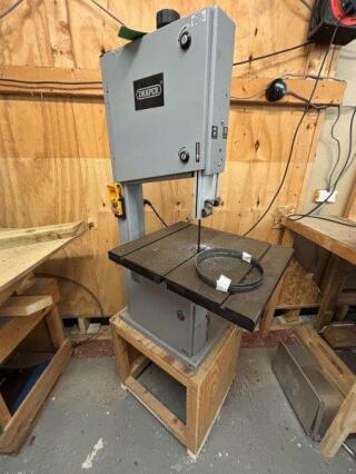 DRAPER Pedestal Mounted Bandsaw with Tilt Table; Saw Blade 2240mm (L); 240v