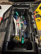 4 STANLEY Tool Boxes and Small Quantity of Hand Tools to include 30m Tape Measure, PRIMUS 2000 Burner, Spanners and Screwdrivers - 4