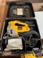 Quantity of DEWALT Power Tools to include Jigsaw (240V) and 6 DEWALT Cordless Driver Sets includes 3 x 10.8v 2 Amp Batteries and Charger - 3