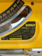 DEWALT DW745-LX Table Saw; Diameter: 250mm x 77mm (110v); Table Size 650mm (L) x 560mm (W) includes DEWALT DE7400 Collapsible Table - 5