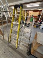 3 Various Single Sided Step Ladders to include 6 plus 1; 5 plus 1 and 3 plus 1 together with 3 Step-ups - 4