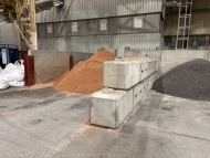 2 x Aggregate Storage Bays Comprising of 5 x Various Reinforced Concrete Panels and 26 x Concrete Interlocking Blocks - 3