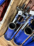 1 x Offset Mechanically Operated Concrete Pump Gate Valve - 2