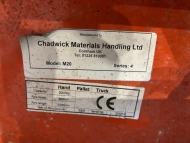 CHADWICK HANDLING Wide Body Pallet Truck (URN 43) - 6