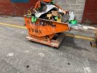 400L Forklift Attachment Tipping Skip; 1 Tonne Capacity (URN 53) - 2