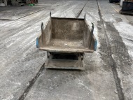 400L Forklift Attachment Tipping Skip; 1 Tonne Capacity (URN 55) - 2