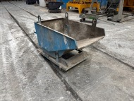 400L Forklift Attachment Tipping Skip; 1 Tonne Capacity (URN 55) - 3