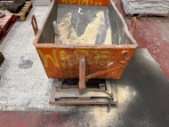 400L Forklift Attachment Tipping Skip; 1 Tonne Capacity (URN 56) - 4