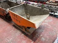 400L Forklift Attachment Tipping Skip; 1 Tonne Capacity (URN 59) - 5