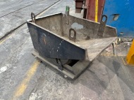 400L Forklift Attachment Tipping Skip; 1 Tonne Capacity (URN 63)