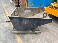 400L Forklift Attachment Tipping Skip; 1 Tonne Capacity (URN 63) - 2