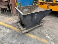 400L Forklift Attachment Tipping Skip; 1 Tonne Capacity (URN 63) - 3