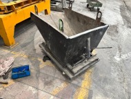 400L Forklift Attachment Tipping Skip; 1 Tonne Capacity (URN 63) - 5