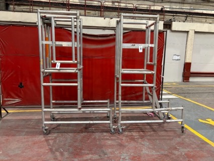 2 x Aluminium Mobile Working Platform (URN 91)