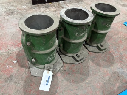 3 x CAPCO Cylindrical Moulds