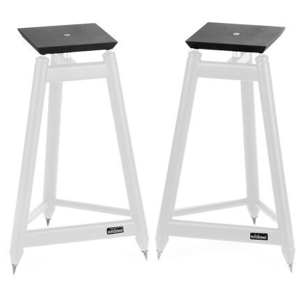 SOLIDSTEEL SS-5 White Vintage Hi-Fi Speaker Stands (URN 9)