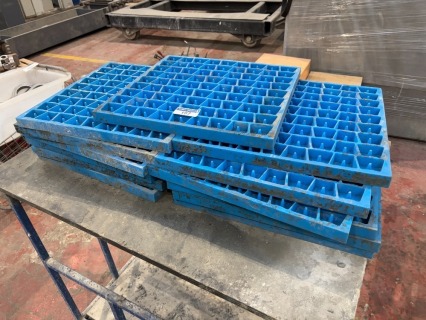 13 x Concrete Tie Block Molds