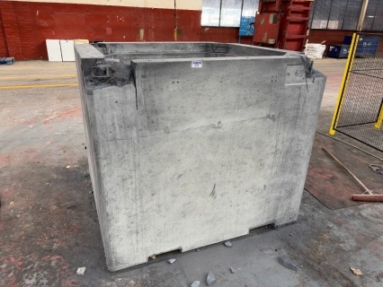 2 x Heavy Duty Reinforced Concrete Boxes; Approximately 9 tonne Each