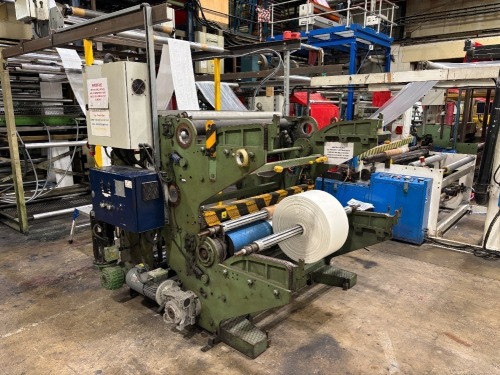 ERHARDT AND LEIMER Web Guide and Twin Station Slitter/Rewinder; PLEASE NOTE: The final highest bid on this lot will only be accepted if the offer for 46 is less than the accumulative bid for lots 47, 49 & 50