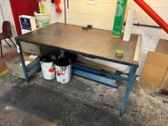 Heavy Duty Production Table and Two Drawer Filing Cabinet - 2