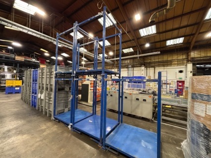 2 x 1000kgs Bulk Bag Transfer Steel Framed Stillages