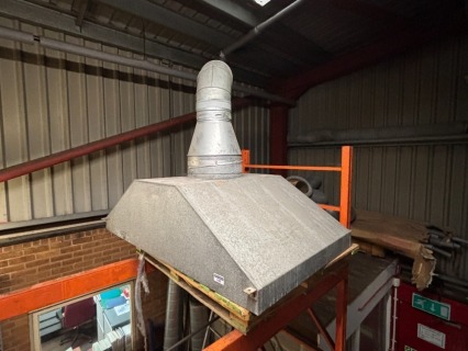 2 x Galvanised Extraction Hoods