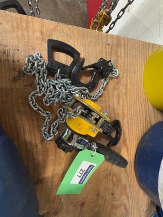 YALE Handy 250kgs Rachet Lever Chain Hoist