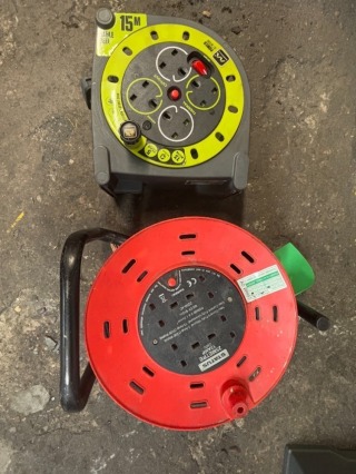 2 x 240v Four Socket Extension Reels