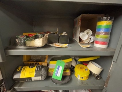 Contents to Two Shelves to include Anti Freeze Hydrometer, Insulation Tapes, Wire Wool, Leak Fix Compound, 3 x 8mm PushFit Emergency Repair Kits, Wire Gauze, etc. (see Description and Photographs for further Information)