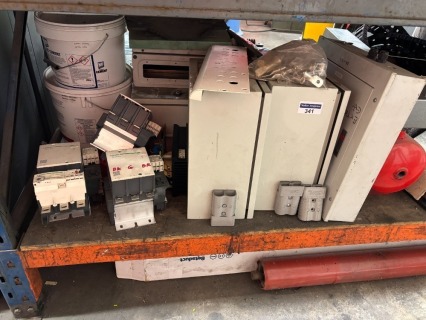 Large Quantity of Used Machine Parts and Electrical Components (Condition Unknown) (see Photographs for further Information)