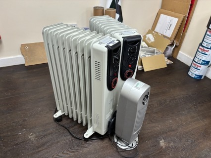 2 x HYCO 2KW Oil Filled Mobile Radiators