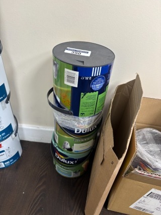 10 x Various New and Used Tins of Paint by LEYLAND and DULUX (see Description and Photographs for further Information)