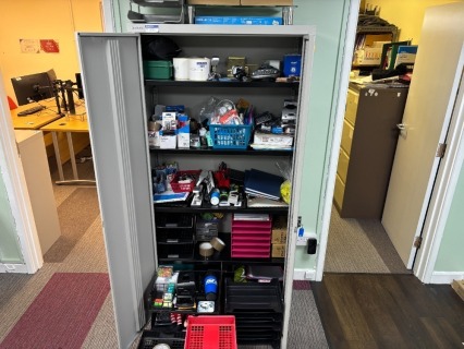 Large Quantity of Stationery to Cabinet (see Photographs for further Information. Cabinet not included)