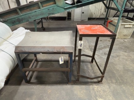 2 x Steel Work Tables