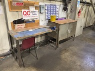 Workshop Cabinets and Work Bench with Vice - 2