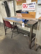 Workshop Cabinets and Work Bench with Vice - 4