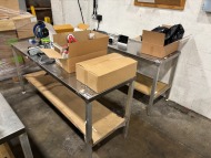 2 x Stainless Steel Production Tables - 2