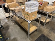 2 x Stainless Steel Production Tables