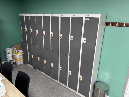 3 x 6 Door Steel Personnel Lockers