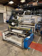 Complete Polythene Extrusion Line 4 comprising MACCHI 65mm Polythene Film Extrusion Line comprising Lots 54 & 57 (see Description and Photographs for further Information, Note: Excludes Lots 55 and 56, and the Gantry) PLEASE NOTE: The final highest bid o - 34