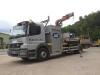 MERCEDES Atego 1318 Poling Truck with PALFINGER PK1200EH Loader Crane & Beacons; VRM: WR58RJV; Odometer Reading: 122,000; Date of Registration: 12 December 2008; MOT Expires: December 2018 - 11