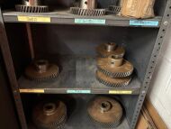 Machine Gears and Tooling to Cabinets and Shelf - 5