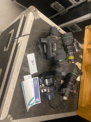 3 x Video Camera Lenses and 1 x Projector Lens