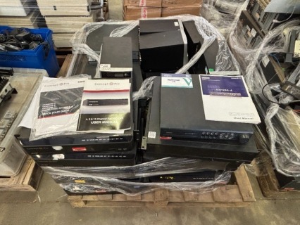 Contents to Pallet To Include: Quantity of Various Digital Video Recorder Units, CONCEPT PRO Digital Video Recorders, CONCEPT PRO Analogue Recorders, VIDEOSWITCH Digital Recorders, CONCEPT PRO VXH264-4 and 4 Channel Digital Recording System (See Descripti