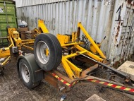 SEB International Single Axle 1600kg Diesel Powered Hydraulic Cable Laying Trailer; - 6