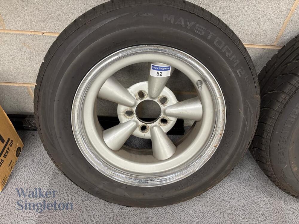 4 x Vintage American Racing Torq Thrust Wheels
