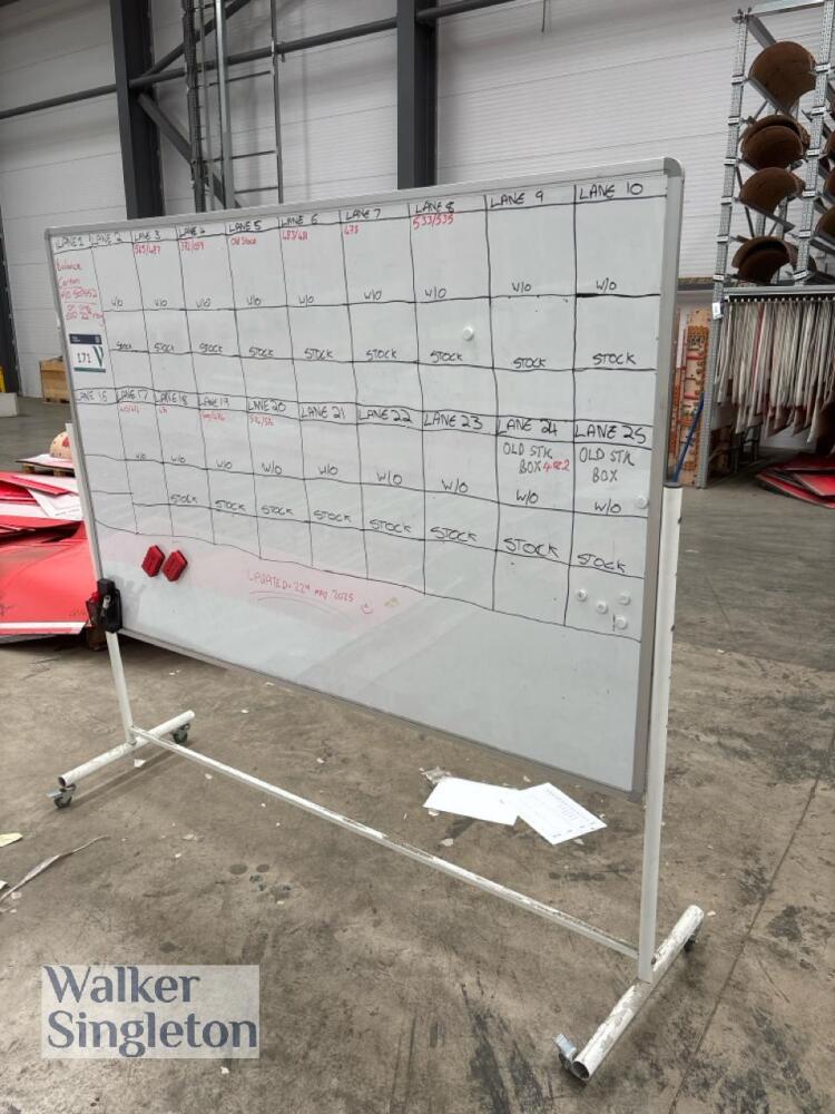Mobile White Board 1800mm x 1200mm