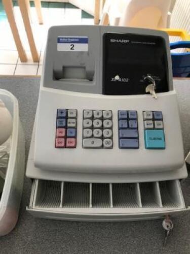 SHARP Electronic Cash Register; Product Number: XE A102