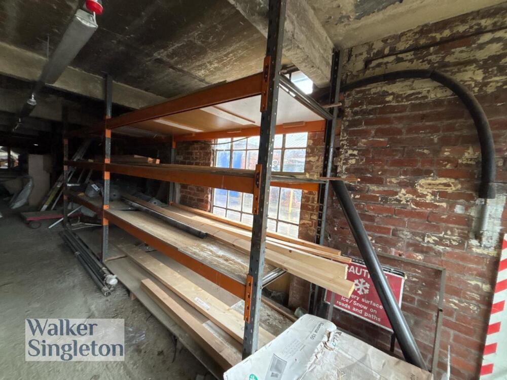 2 Bays Reduced Height Pallet Racking; Comprising 3 x 1100mm (W) x ...